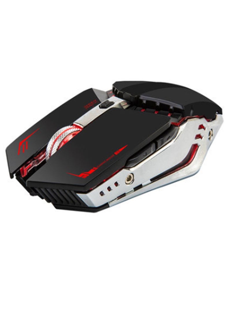 فوريف ماوس ألعاب لاسلكي ملون وهج FV-W505 - أسود أحمر  - Image 1