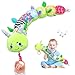 Infinno Baby Musical Stuffed Sensory Toys for Girls and Boys Infant Soft Security Toys for Newborns 03612 Months with Crinkle and Rattles Caterpillar Pink - Image 3