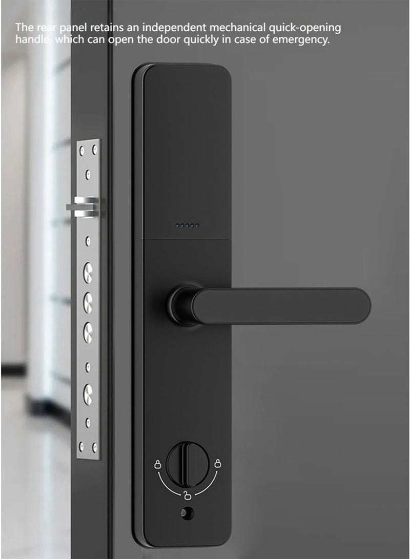 Sharpdo Fingerprint Smart Lock, Keyless Entry Door Lock, Electronic Smart Lock with tuya APP, Fringerprint and Key, Password - Image 3