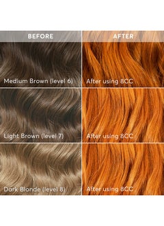 Madison Reed Madison Reed Radiant Hair Color Kit, Dark Copper Blonde for 100% Gray Coverage, Ammonia-Free, 8CC Matera Marigold, Permanent Hair Dye, Pack of 1  - Image 5