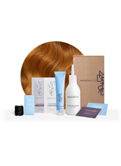 Madison Reed Madison Reed Radiant Hair Color Kit, Dark Copper Blonde for 100% Gray Coverage, Ammonia-Free, 8CC Matera Marigold, Permanent Hair Dye, Pack of 1  - Image 1