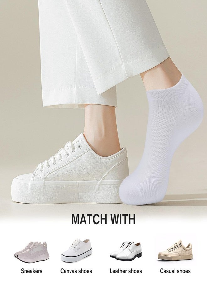 IRAMY Socks for Women Low Cut 6 Pairs - Comfortable Breathable Cotton Ankle Socks for Everyday - Image 5
