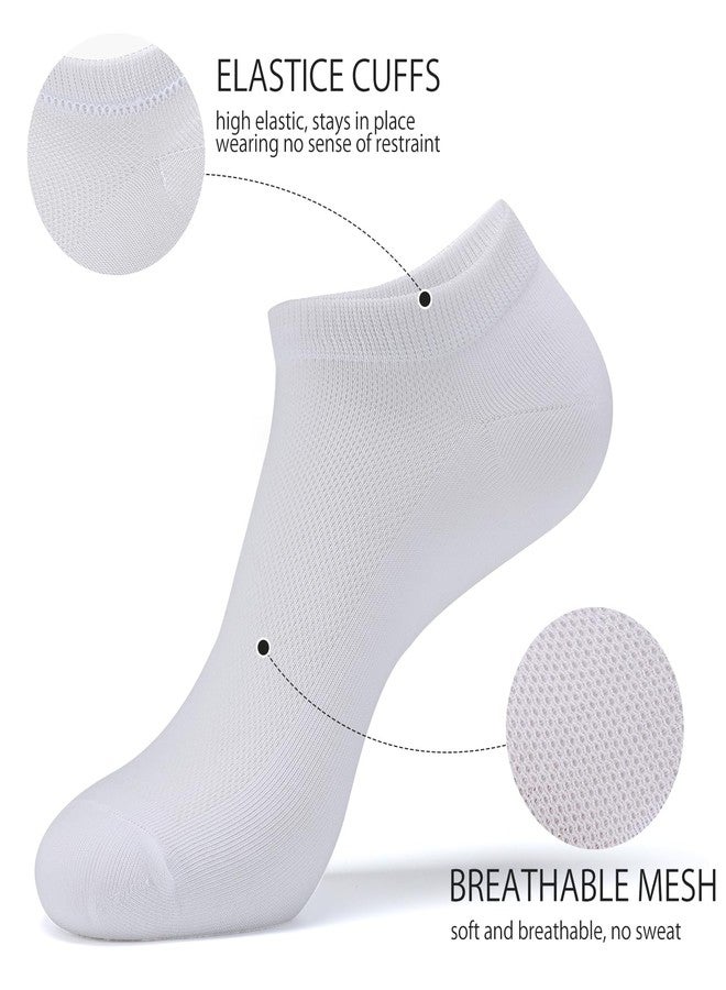 IRAMY Socks for Women Low Cut 6 Pairs - Comfortable Breathable Cotton Ankle Socks for Everyday - Image 2