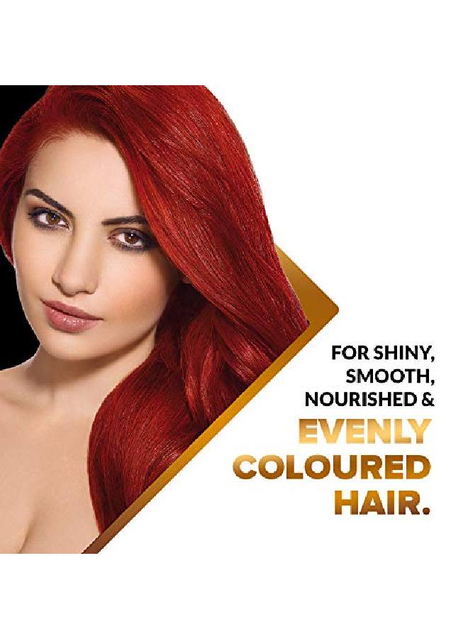 Streax صبغة شعر كريمة للنساء والرجال | أحمر ناري | غنية بزيت الجوز والأركان | لمعان فوري ونعومة | لون شعر يدوم طويلاً | لمسة ناعمة وحريرية | 120 مل - Image 3