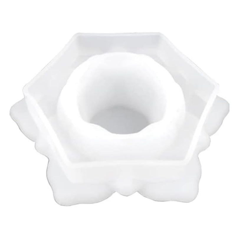 Snoogg SNOOGG ™Set of 1 Sea Shell Shape and Lotus Tea Light Silicone Moulds Use for Resin Casting for Event, Resin Art,Gifts  - Image 3