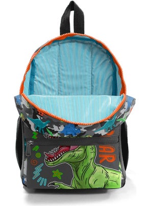 Tiny Nest Backpack Black Gray Dinosaur Patterned Two Compartments 23544 - pzsku/ZA45822ABE52174BC8CE5Z/45/_/1728061834/48798345-5710-4a8f-b84e-b70743a3bfba