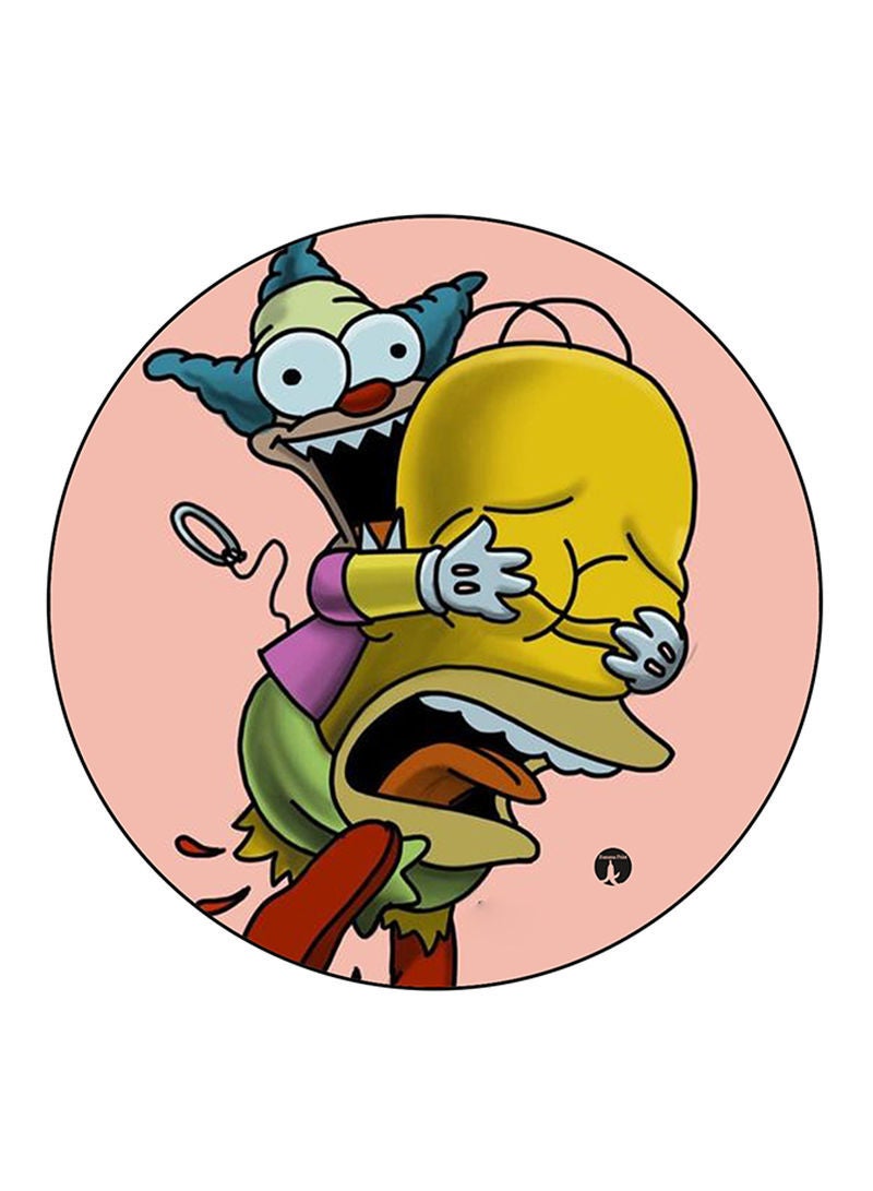 RKN Simpsons Printed Mouse Pad  Multicolour