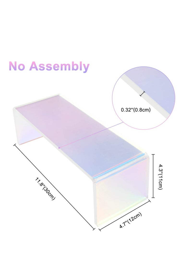 Excefore Nail Arm Rest Cushion, Transparency Thickened Acrylic Nail Arm Rest, Manicure Hand Rest Pillow Cushion Nail Tool, Suitable for Nail Techs Home & Salon Use - Image 2