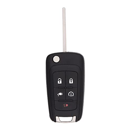 Keyless2Go Replacement for 5 Button PEPS Flip Key Chevrolet Volt OHT05918179 22923862 - Image 1