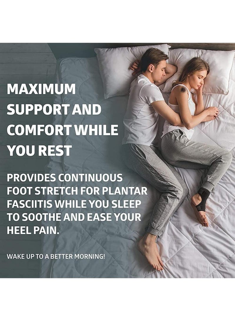 Sweet seven Plantar Fasciitis Night Splint - Foot Drop Corrector & Orthosis for Pain Relief, Effective Relief from Plantar Fasciitis & Tendon Stretch - Image 3
