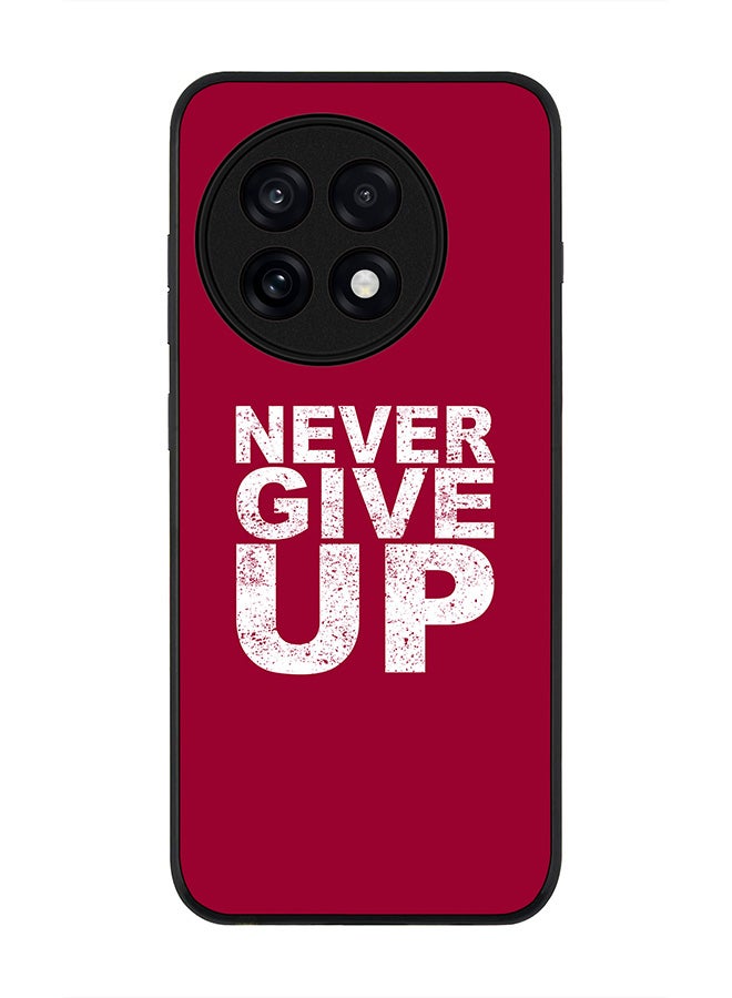 Stylizedd For OnePlus 13R / Ace 5 Pro Case,Slim fit Camera Protection, Shockproof Thin Phone cover  - Never ever give up