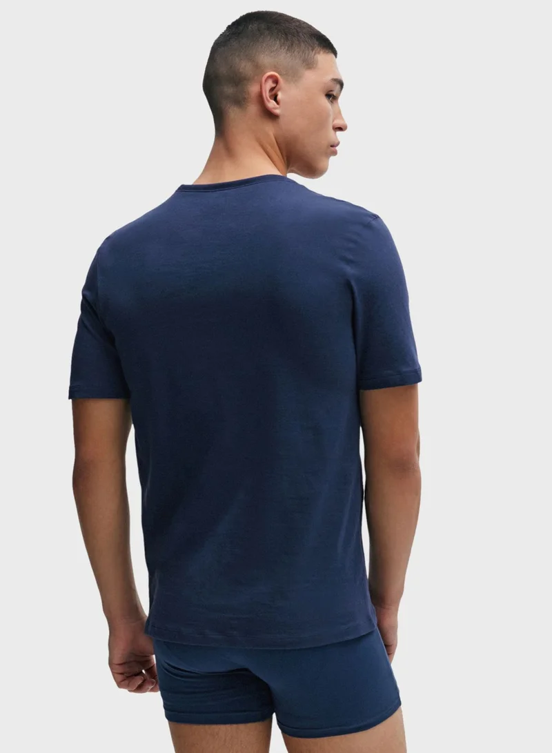 HUGO 3 Pack Crew Neck T-Shirt