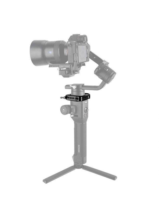 NICEYRIG Mounting Clamp Ring for DJI Ronin S, with NATO Rail 1/4 3/8 Thread for Gimbal Side Handle, Monitor Mount, Articulating Arm - 279 - Image 1