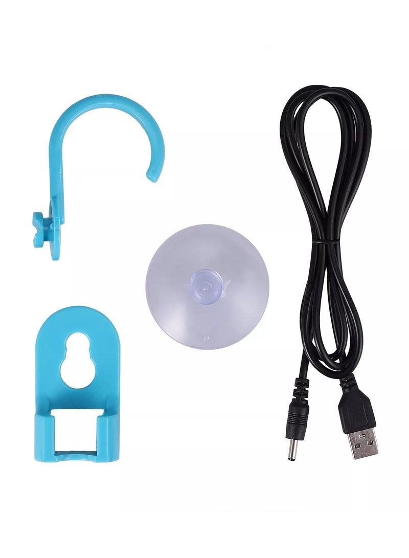 DubaiGallery Portable Camping Shower, Outdoor Shower Head, Shower Pump, Rechargeable Battery, USB Charging Line, Pumps Water from Bucket, for Hiking, Pet Cleaning and Shower, Car Washing - Image 5