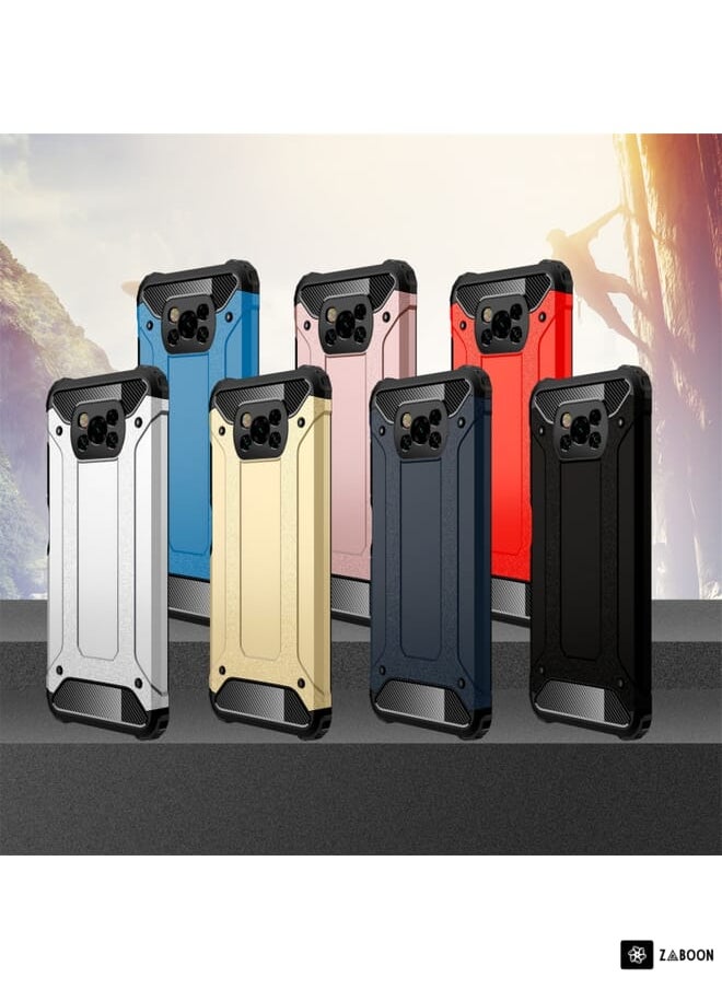 For Xiaomi Poco X3 NFC Magic Armor TPU + PC Combination Case(Silver)