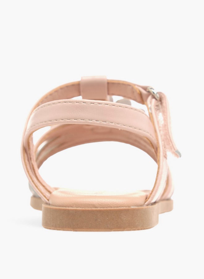 فلورا بيلا من شو إكسبرس صنادل بتفاصيل مطرزة وإغلاق بشريط لاصق - Image 4