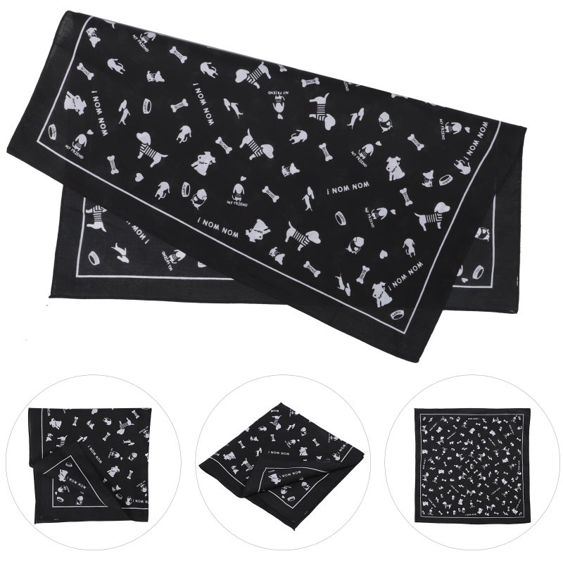 Bandana Handkerchief Dog Bone Bandana Multi-purpose Headband Fashionable Bandana for Men - Image 5