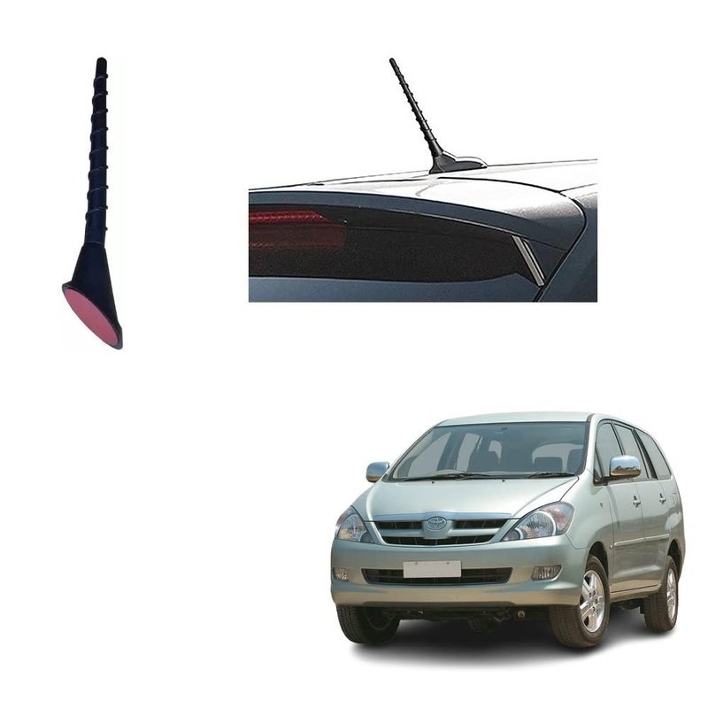 SPREADX Stylish Car Roof Show Decorative Antenna Flexible Plastic Rod Aerial with Adhesive Tape Suitable for Toyota Innova Type-1 - Image 1