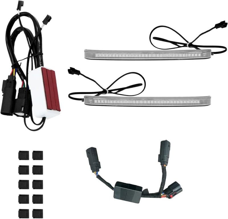 HDBUBALUS أضواء الفرامل الخلفية LED لحقيبة الدراجة النارية HDBUBALUS وإشارات الانعطاف لموديلات هارلي تورينغ 2014-2023 - Image 2