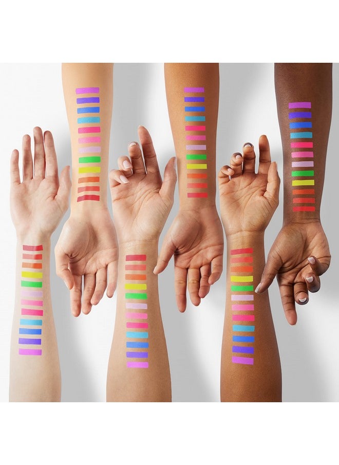 Bestland - 12 Colors Matte Liquid Eyeliner Set Uv Glow Rainbow Colorful Neon Eyeliner Pencil Pigmented Waterproof Smudgeproof Long Lasting Gel Eye Liner Eye Makeup Gift Kit For Women (Set C) - Image 1