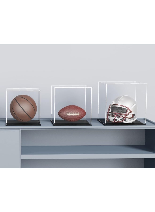 TPGP Clear Acrylic Display Case With Matt Black Base And Lid, Dust-Proof Acrylic Showcase, Cube Counter-Tops Box For Large Collectibles (12X12X12 Inch) - Image 4