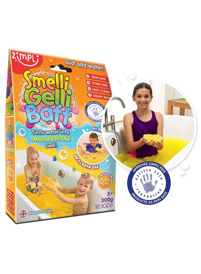 Zimpli Kids Smelli Gelli Baff Tutti Frutti Scented Bath Powder (300 g) - Image 2