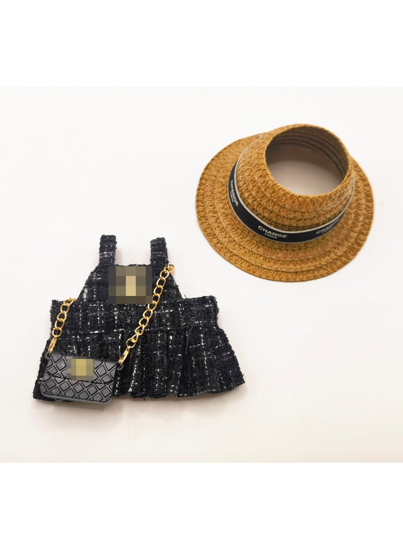 linkship Labubu Doll Clothes, Interchangeable Outfit Set for 17cm Hanging Plush, Stylish & Durable Apparel for 1st/2nd/3rd Gen Collection - Image 3