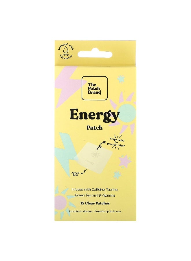 The Patch Brand The Patch Brand, Energy Patch, 15 Clear Patches  - Image 1