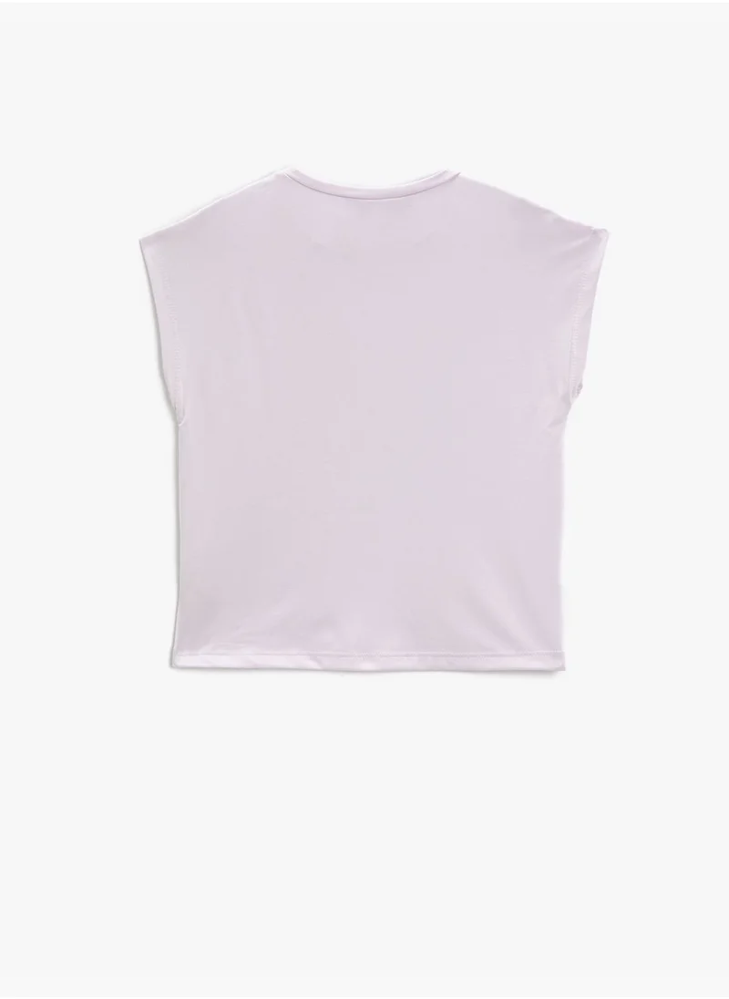 كوتون Crew Neck T-Shirt Short Sleeve