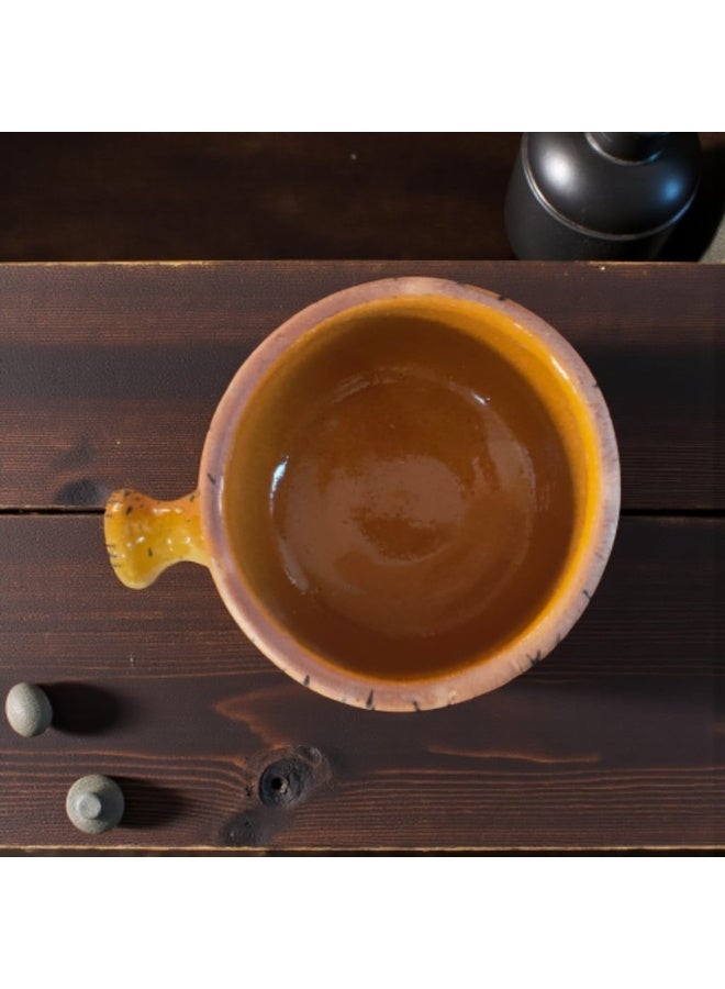 كلور زون بوتري بوله شربه من الفخار والخزف - آمنة في الفرن والميكروويف" يتحمل درجات الحراره المباشره وغير المباشره, شعله اوداخل الفرن - Image 2