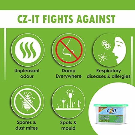 CZ-IT CZIT ماص رطوبة قابل للتصرف ميني 180 جرام عبوة من 3 - Image 5