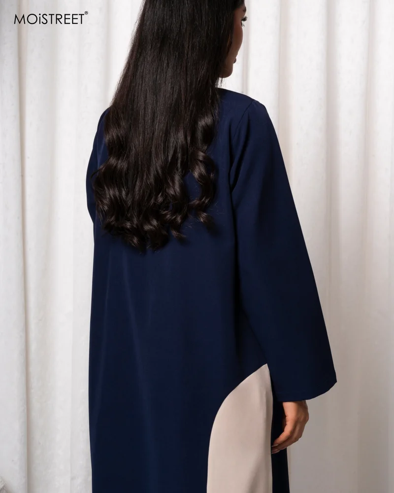 Moistreet  MOiSTREET Handmade Barbie Crepe Abaya for Women | Best Price UAE