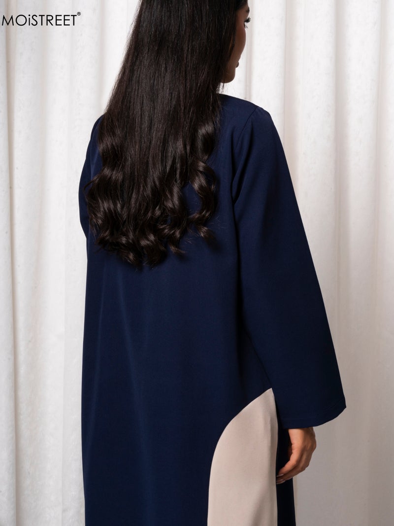 MOiSTREET Handmade Barbie Crepe Abaya - Image 3