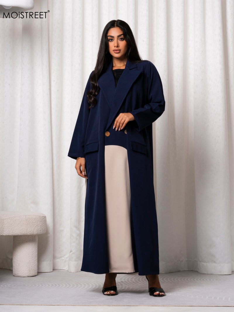 MOiSTREET Handmade Barbie Crepe Abaya - Image 1