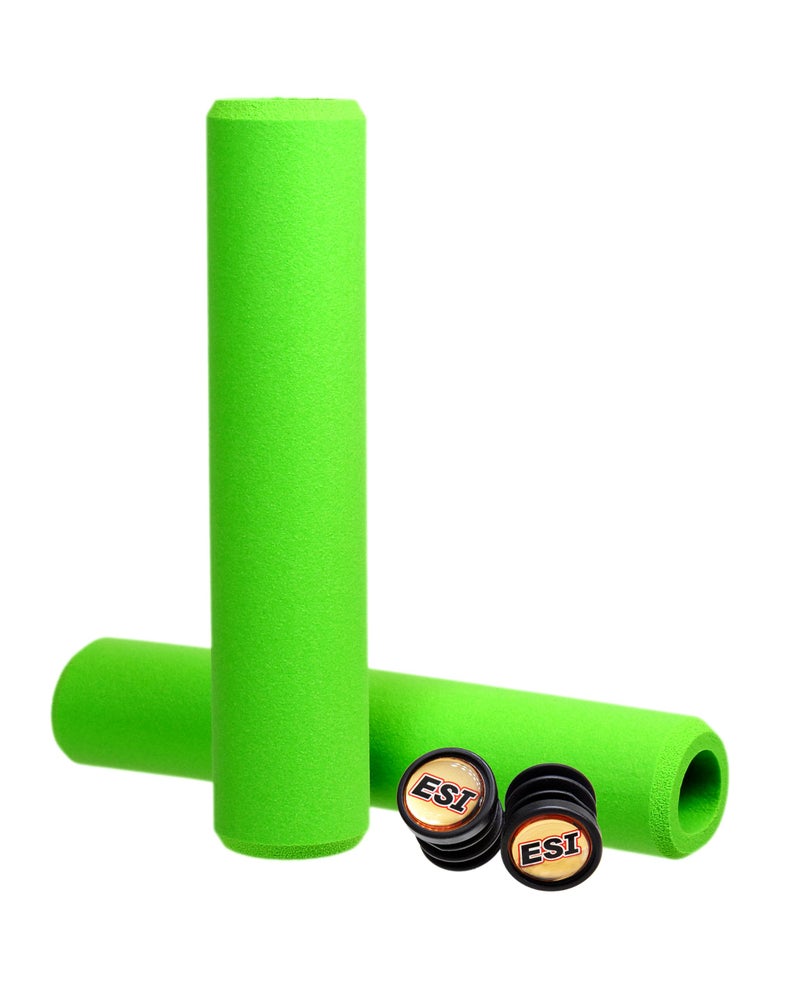ESI Grips ESI Racer's Edge MTB Grip - Thin and Light Handlebar Grips - Extra Light Bike Grips, Green - Image 5