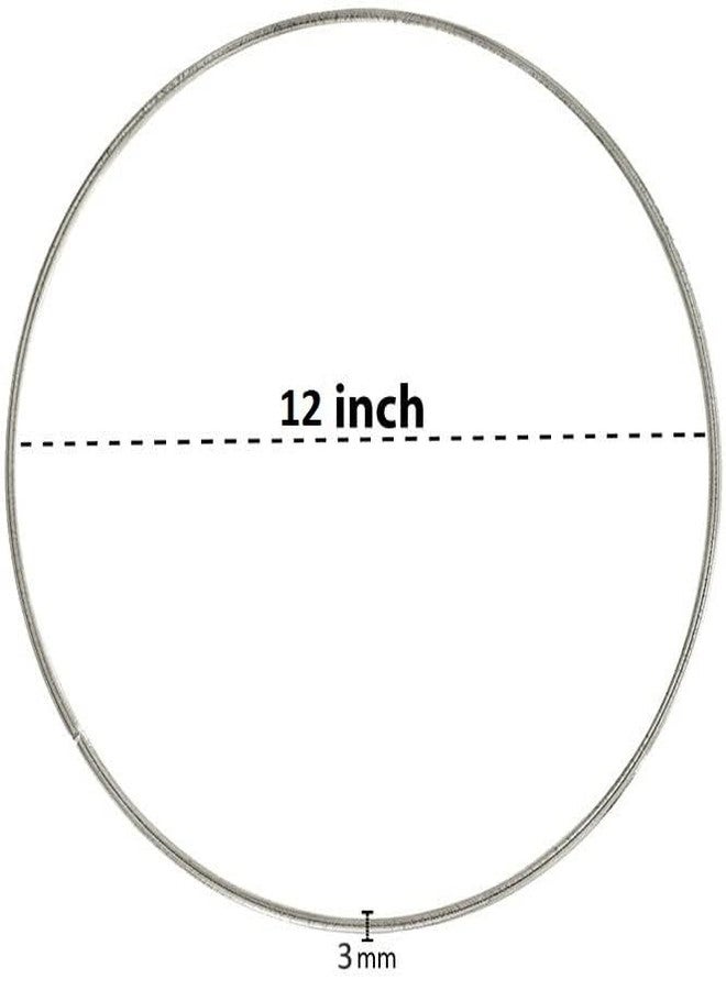 RITIKA CRAFT Metal Rings for Macrame Crafts Circle 12 inch Shape Set of 6 - Image 2