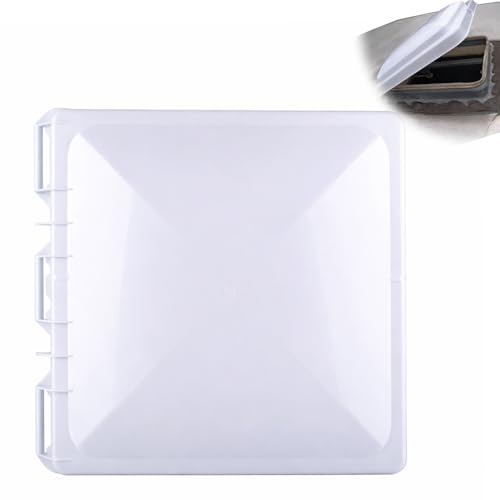 Swess RV Roof Vent Cover for Jensen Metal Roof Vents Suitable for 13" x 13" Motorhome Roof Vent Cover Camper Trailer - Image 1