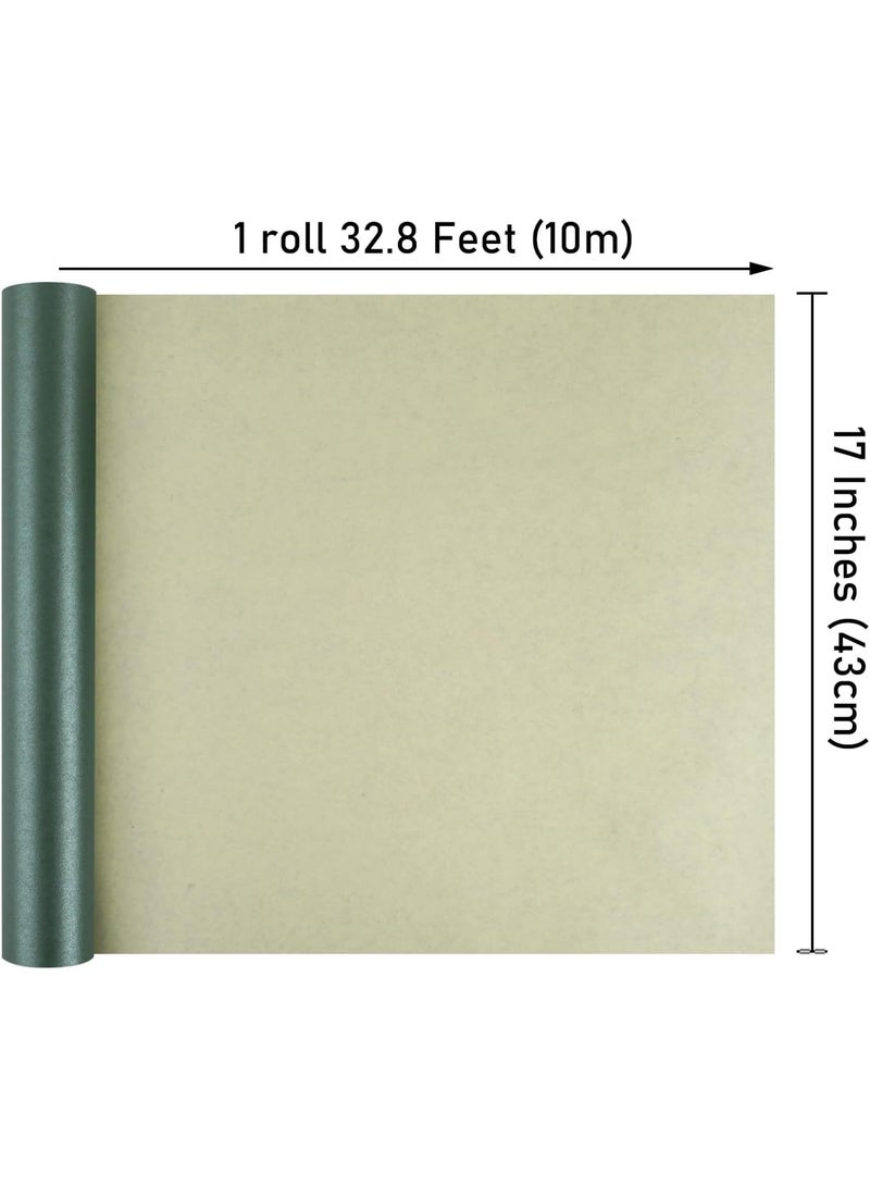 Christmas Wrapping Paper,Dark Green Matte Wrapping Paper,Solid Color Pearly-Lustre Paper,Gift Wrapping Paper,Perfect for Christmas,Valentine's Day,Birthday,Baby Shower (17 Inches X 32.8 Feet) - Image 3