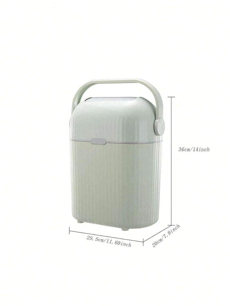 BLURISM BLURISM Handheld swing lid Trash Can Kitchen Cabinet Doors Hanging Garbage Bin Bathroom Toilet Trash Cans Food Waste Bin Compost Trash Cans Kitchen Bathroom Accessories  - Image 3