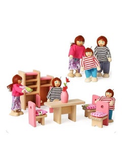 NIBEMINENT 4-Piece Happy Family Doll Set  - Image 2