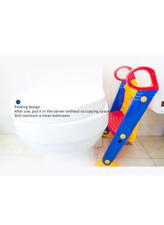 Gonice Large Anti-skid Toilet Plastic Ladder Chair With Padded Cushion and Adjustable Height  - Image 4