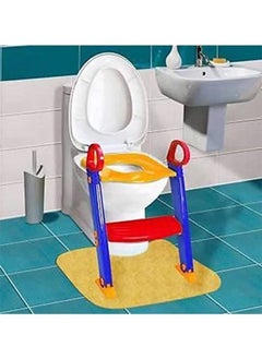 Gonice Large Anti-skid Toilet Plastic Ladder Chair With Padded Cushion and Adjustable Height  - Image 3