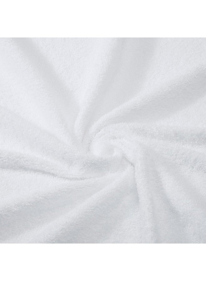 Welspun 100% Cotton Quick Dry Bath Towel | High Absorbency Super Soft, Fast Drying Towels for Bath | 380 GSM Large Size 1 Piece Bath Towel for Men and Women | Sized 70cm X 137cm White - Image 5