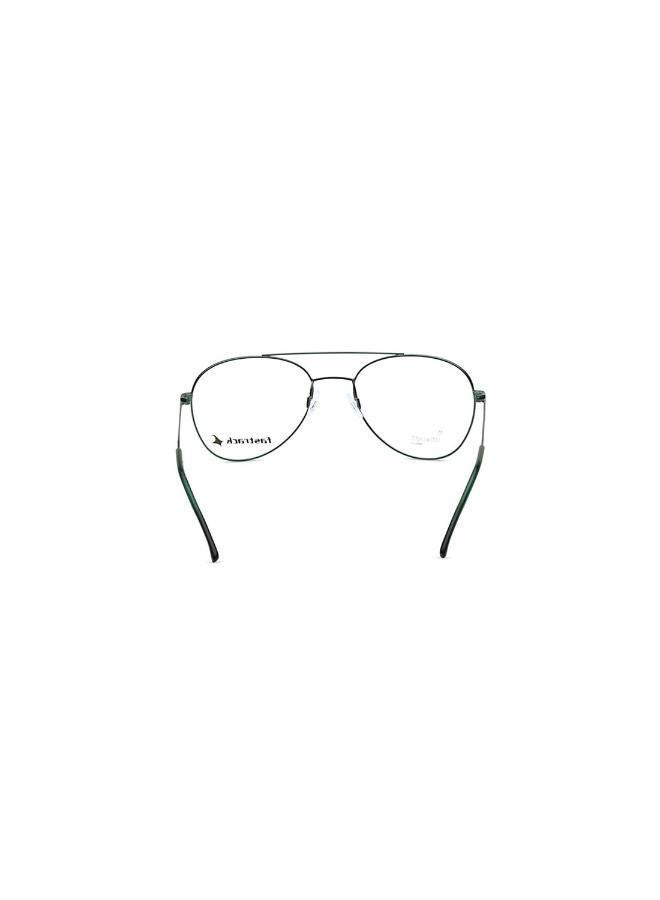 fastrack Metallic Green Aviator  Rimmed Eyeglasses - Image 4