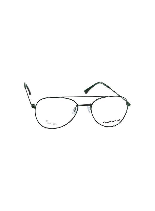 fastrack Metallic Green Aviator  Rimmed Eyeglasses - Image 2