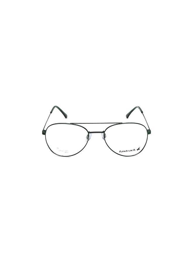 fastrack Metallic Green Aviator  Rimmed Eyeglasses - Image 1