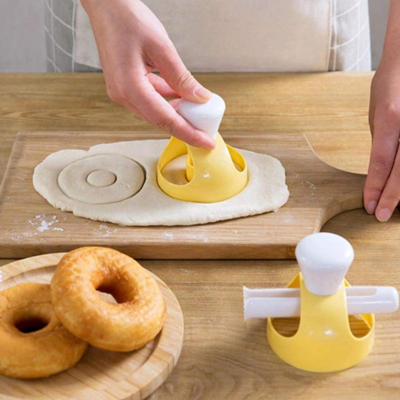 nn N/N Donut Cake Mould with Dipping plier, diy donut maker donut cake molds for baking Cake Decorating Tools Desserts Bread Cookies Cutter Maker Baking Supplies Kitchen Tool - Image 4