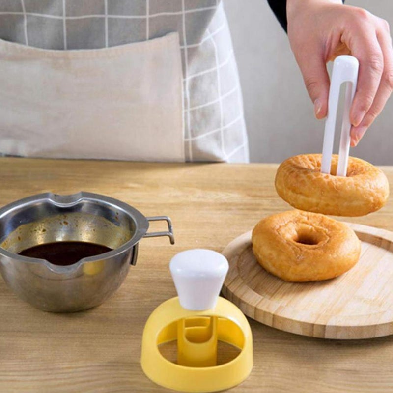 nn N/N Donut Cake Mould with Dipping plier, diy donut maker donut cake molds for baking Cake Decorating Tools Desserts Bread Cookies Cutter Maker Baking Supplies Kitchen Tool - Image 5