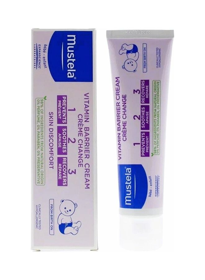 Vitamin 1 2 3 Barrier Baby Cream New