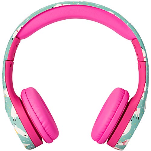 Snug Play+ Kids Headphones – Volume Limited 93dB for Safe Listening – Foldable, Durable Headphones for Toddlers, Boys & Girls – Tangle-Free Cord – Ideal for Travel, School, Tablets - Llamas - Image 3